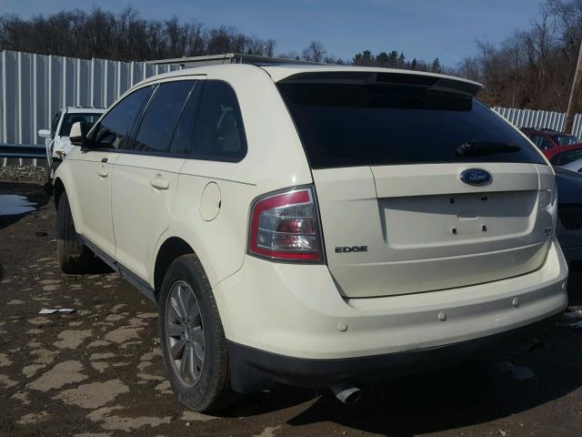 2FMDK49C27BA95231 - 2007 FORD EDGE SEL P CREAM photo 3