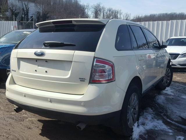 2FMDK49C27BA95231 - 2007 FORD EDGE SEL P CREAM photo 4