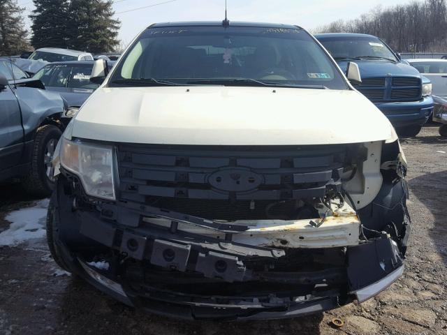 2FMDK49C27BA95231 - 2007 FORD EDGE SEL P CREAM photo 9