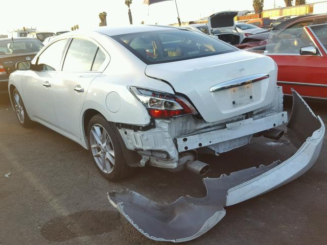 1N4AA5AP2EC456877 - 2014 NISSAN MAXIMA S WHITE photo 3