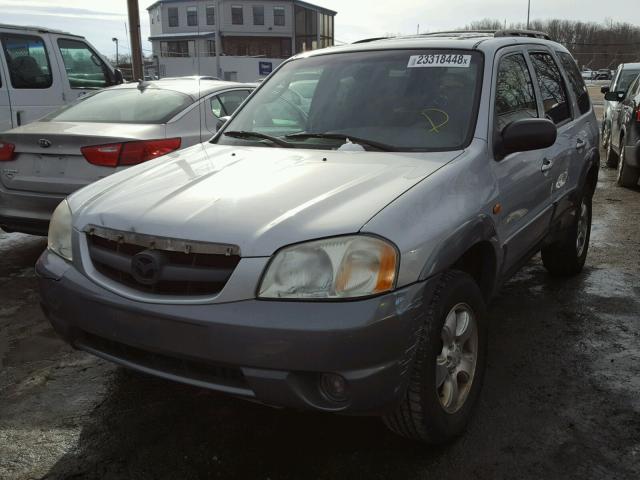 4F2CU08151KM63787 - 2001 MAZDA TRIBUTE LX SILVER photo 2