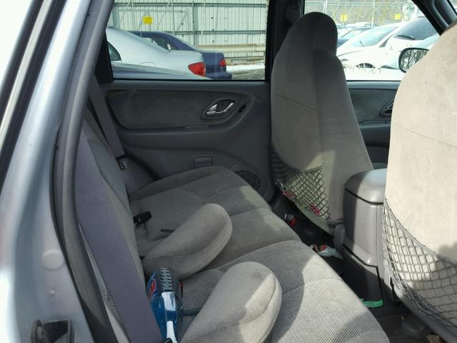 4F2CU08151KM63787 - 2001 MAZDA TRIBUTE LX SILVER photo 6