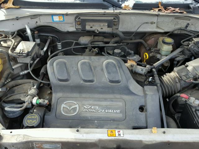 4F2CU08151KM63787 - 2001 MAZDA TRIBUTE LX SILVER photo 7