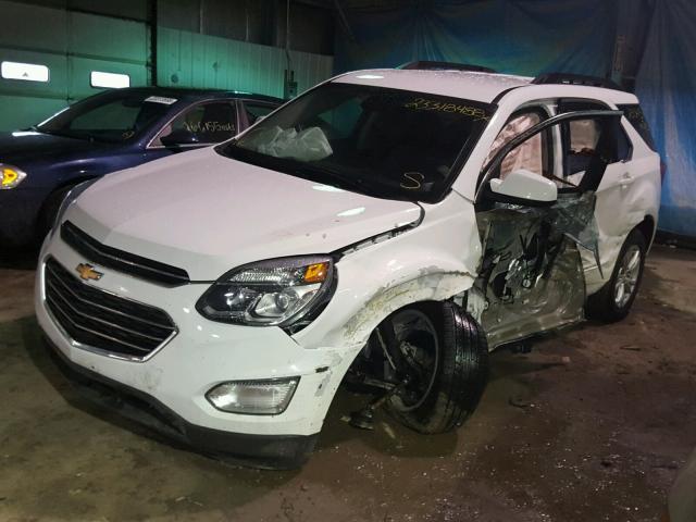 2GNFLFEKXH6300170 - 2017 CHEVROLET EQUINOX LT WHITE photo 2