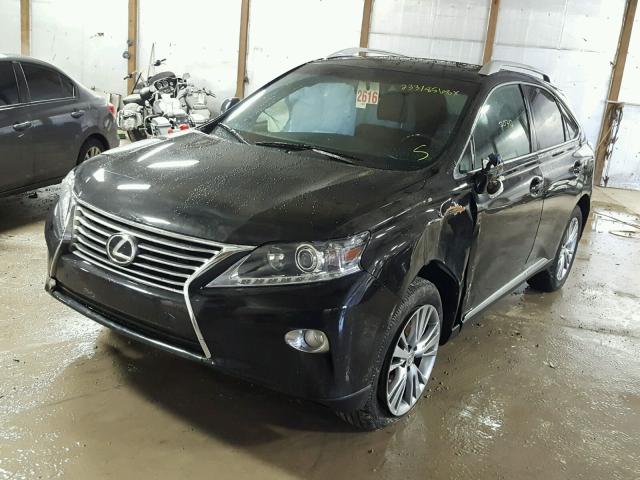 2T2BK1BA3DC213935 - 2013 LEXUS RX 350 BLACK photo 2