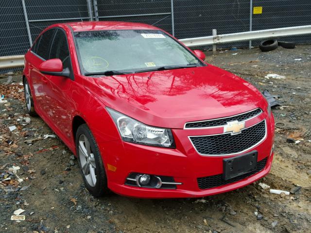 1G1PG5SC2C7152302 - 2012 CHEVROLET CRUZE LT RED photo 1