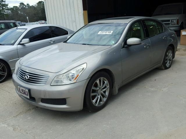 JNKBV61E98M212499 - 2008 INFINITI G35 SILVER photo 2