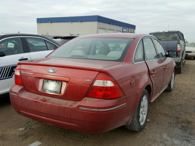 1FAHP23146G172942 - 2006 FORD FIVE HUNDR MAROON photo 4