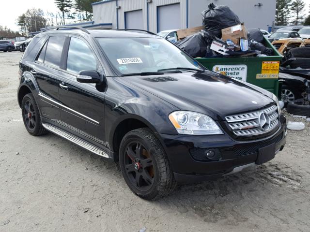 4JGBB86EX8A368840 - 2008 MERCEDES-BENZ ML 350 BLACK photo 1