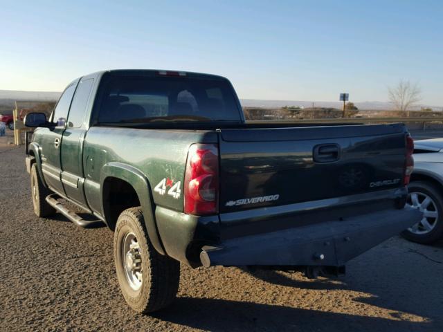 1GCHK29103E287870 - 2003 CHEVROLET SILVERADO GREEN photo 3