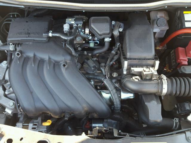 3N1CN7AP9GL827949 - 2016 NISSAN VERSA S SILVER photo 7