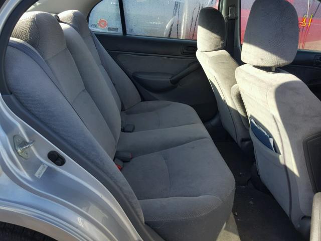 2HGES26791H595347 - 2001 HONDA CIVIC EX ვერცხლისფერი ფოტო 6