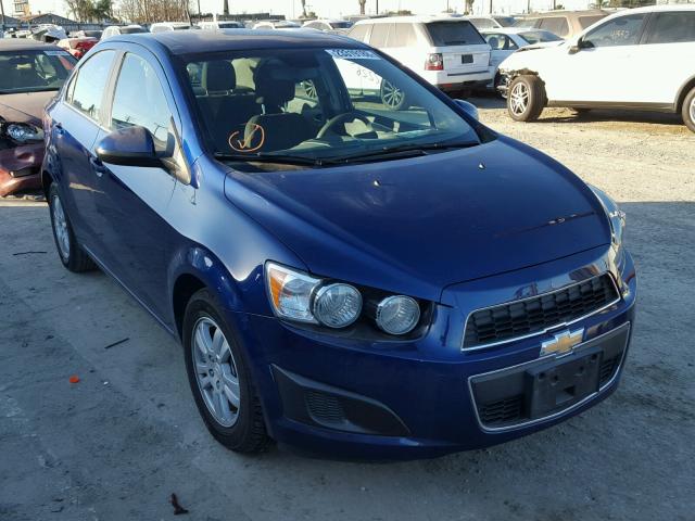 1G1JC5SG3D4137329 - 2013 CHEVROLET SONIC LT BLUE photo 1