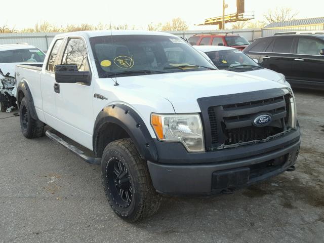 1FTEX1E82AKE25991 - 2010 FORD F150 SUPER WHITE photo 1