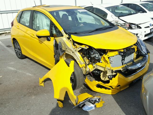 3HGGK5H96JM721836 - 2018 HONDA FIT EX YELLOW photo 1