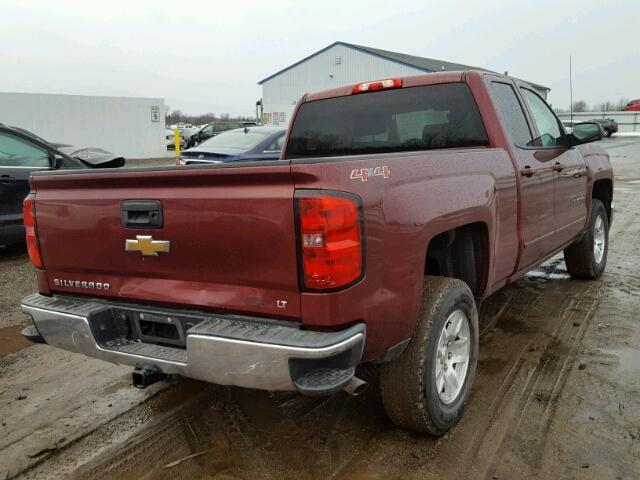 1GCVKREH0FZ150715 - 2015 CHEVROLET SILVERADO BURGUNDY photo 4