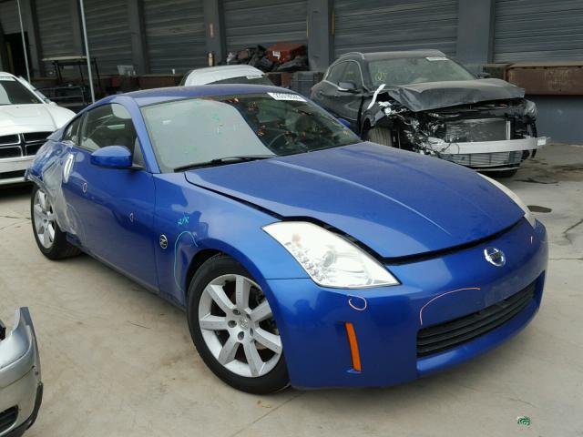 JN1AZ34D84T162703 - 2004 NISSAN 350Z COUPE BLUE photo 1