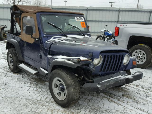 1J4FY29P7VP507114 - 1997 JEEP WRANGLER / BLUE photo 1