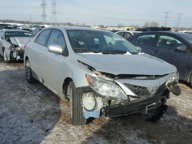 2T1BU4EE1DC124251 - 2013 TOYOTA COROLLA BA SILVER photo 1