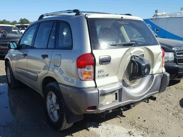 JTEGH20V630089295 - 2003 TOYOTA RAV4 TAN photo 3