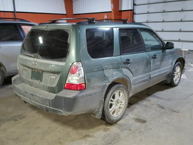 JF1SG63617H723137 - 2007 SUBARU FORESTER 2 GREEN photo 4