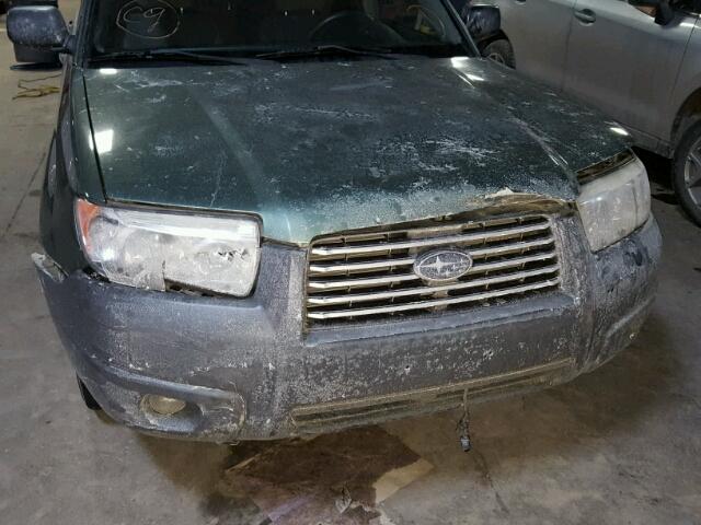 JF1SG63617H723137 - 2007 SUBARU FORESTER 2 GREEN photo 9