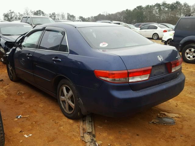 1HGCM566X3A099744 - 2003 HONDA ACCORD EX BLUE photo 3