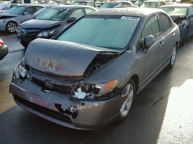 2HGFA16816H513208 - 2006 HONDA CIVIC EX ნაცრისფერი ფოტო 2