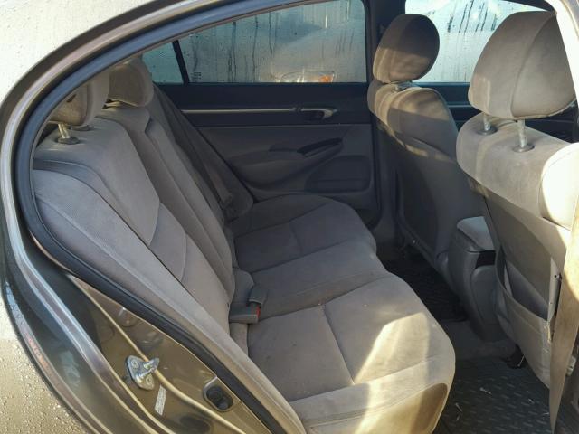 2HGFA16816H513208 - 2006 HONDA CIVIC EX ნაცრისფერი ფოტო 6