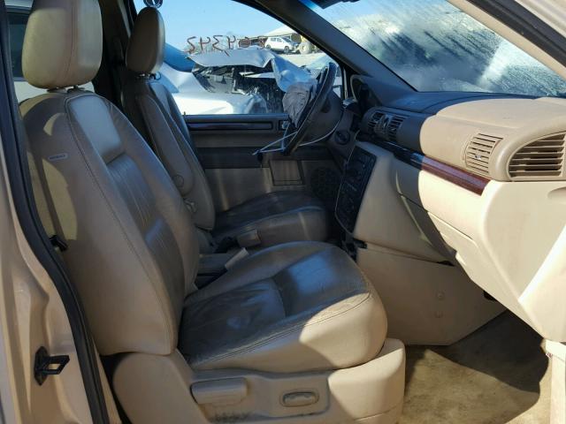 2FMDA58227BA15153 - 2007 FORD FREESTAR L BEIGE photo 5