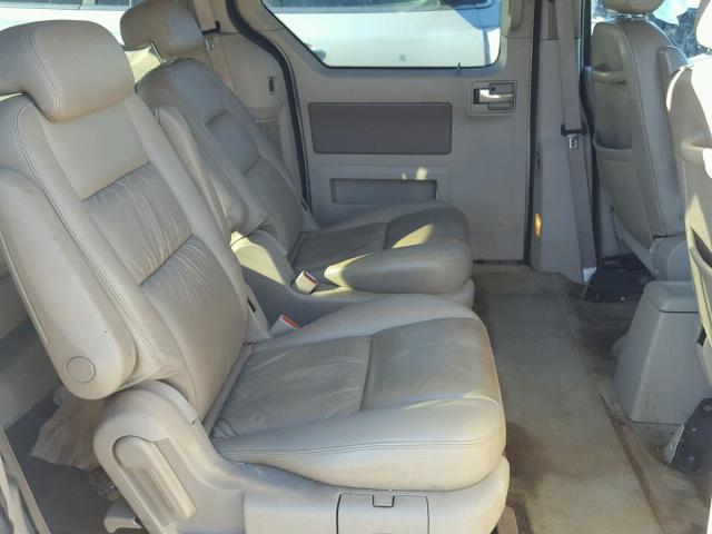 2FMDA58227BA15153 - 2007 FORD FREESTAR L BEIGE photo 6