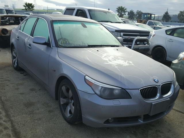 WBANE73557CM46383 - 2007 BMW 530 I SILVER photo 1