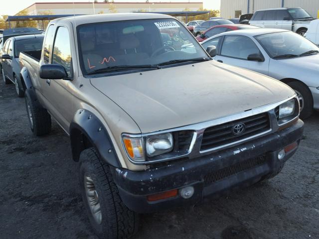 4TAWN72N2TZ197665 - 1996 TOYOTA TACOMA XTR TAN photo 1