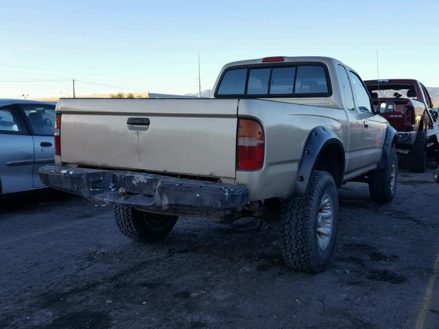 4TAWN72N2TZ197665 - 1996 TOYOTA TACOMA XTR TAN photo 4