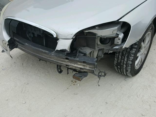 1G4HD57286U184340 - 2006 BUICK LUCERNE CX SILVER photo 9