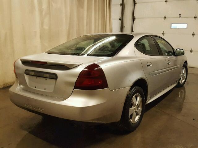 2G2WP552071152506 - 2007 PONTIAC GRAND PRIX SILVER photo 4