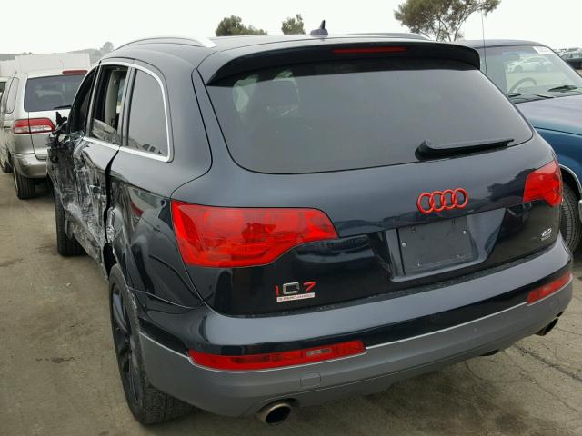 WA1BV94L67D056539 - 2007 AUDI Q7 4.2 QUA BLACK photo 3