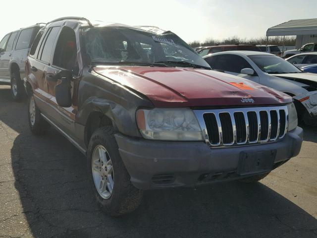 1J4GX48S32C271573 - 2002 JEEP GRAND CHER RED photo 1