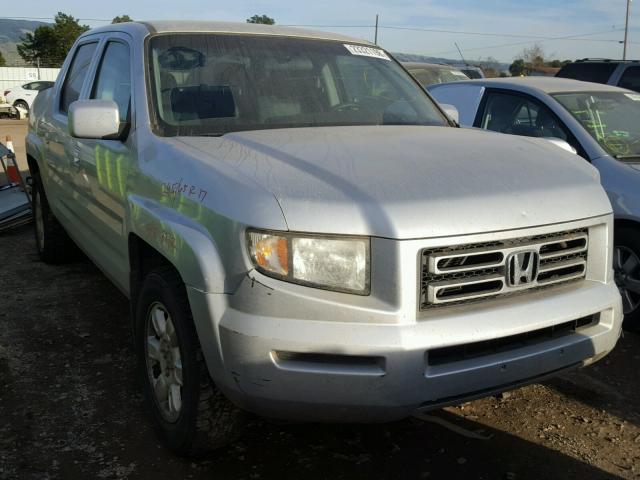 2HJYK16437H516786 - 2007 HONDA RIDGELINE SILVER photo 1