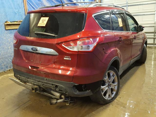 1FMCU9H97DUB29596 - 2013 FORD ESCAPE SEL RED photo 4