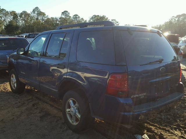 1FMZU63K05UB29122 - 2005 FORD EXPLORER X BLUE photo 3