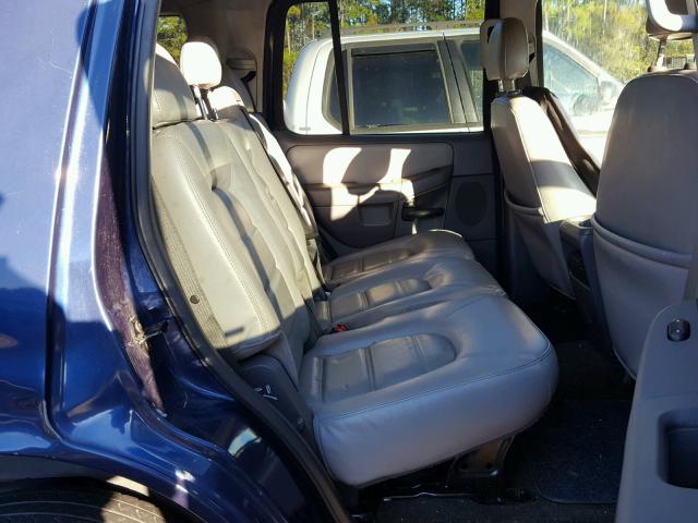 1FMZU63K05UB29122 - 2005 FORD EXPLORER X BLUE photo 6