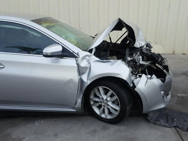 4T1BK1EBXFU173833 - 2015 TOYOTA AVALON XLE GRAY photo 9