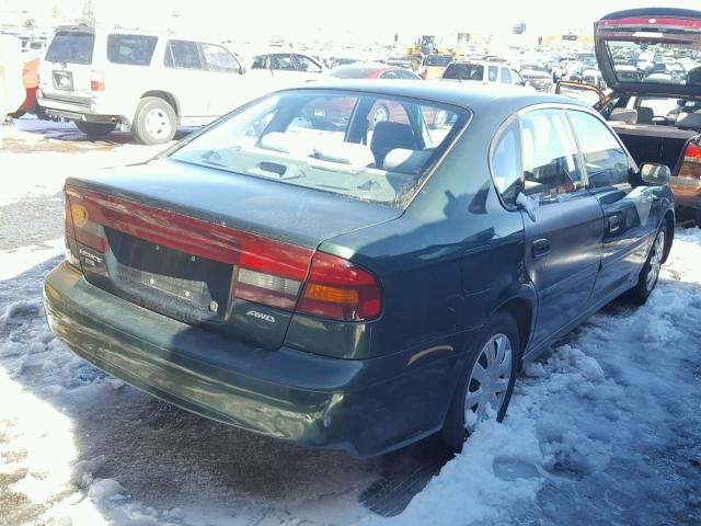 4S3BE635917206379 - 2001 SUBARU LEGACY L GREEN photo 4