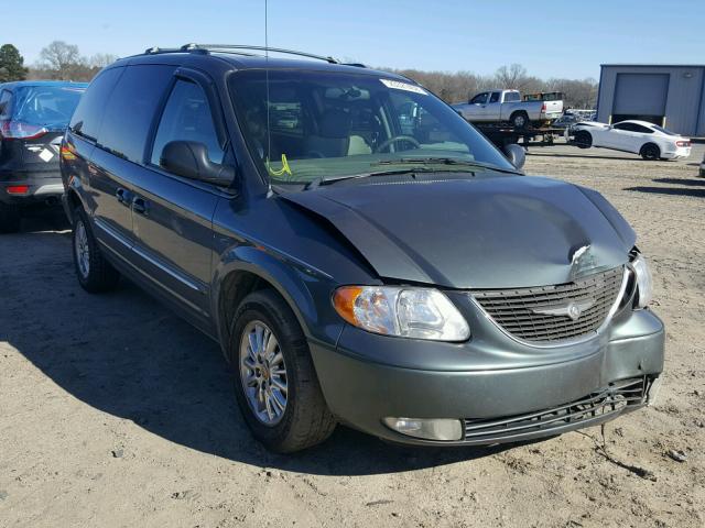 2C8GP64L52R798052 - 2002 CHRYSLER TOWN & COU GREEN photo 1