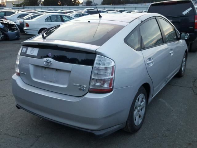 JTDKB20U877087990 - 2007 TOYOTA PRIUS SILVER photo 4