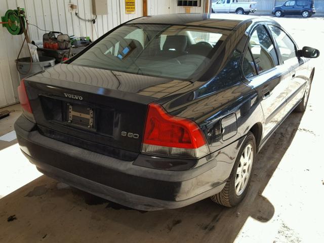 YV1RS61N212002041 - 2001 VOLVO S60 BLACK photo 4