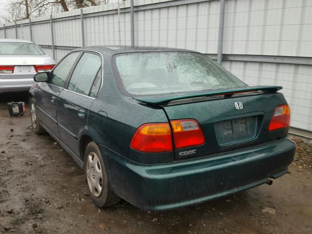 1HGEJ8644XL023206 - 1999 HONDA CIVIC EX GREEN photo 3