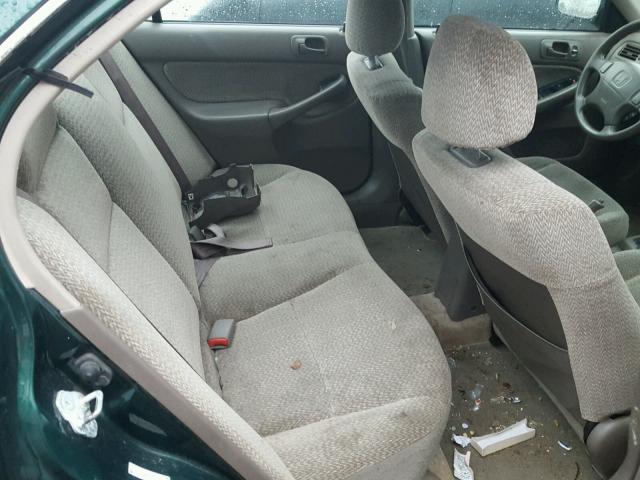 1HGEJ8644XL023206 - 1999 HONDA CIVIC EX მწვანე ფოტო 6