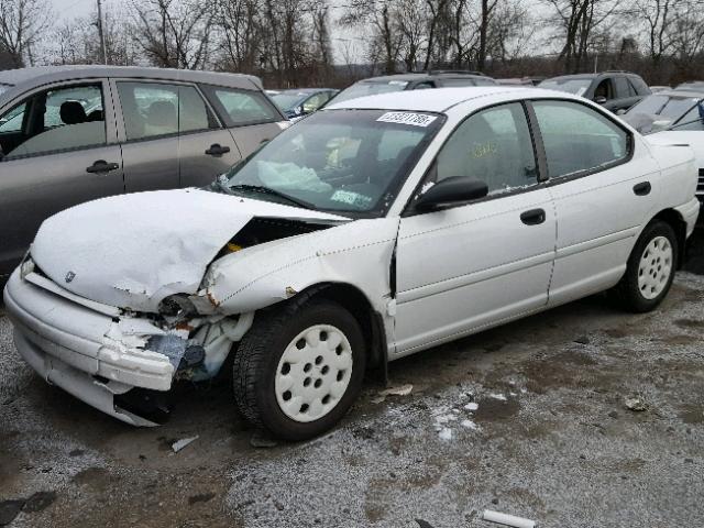 1B3ES47C9WD523219 - 1998 DODGE NEON HIGHL WHITE photo 2